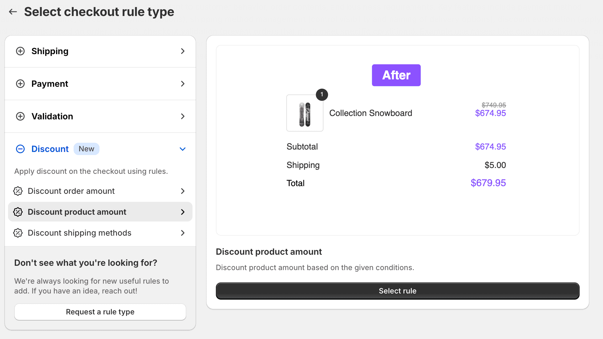 New Feature: Discount product amount